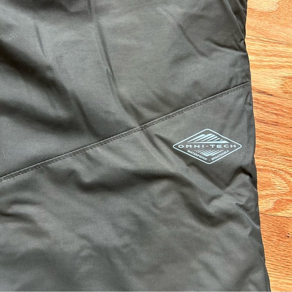 Men’s XXL Columbia Olive Insulated Snow Ski Winter Pants Omni Tech - Picture 9 of 13